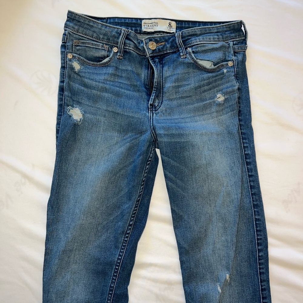 Abercrombie straight leg jean
